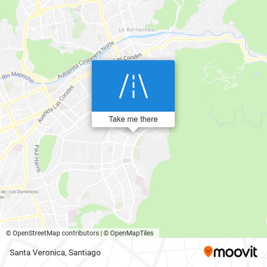 Santa Veronica map