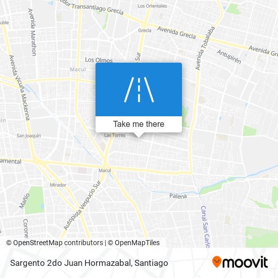 Sargento 2do Juan Hormazabal map