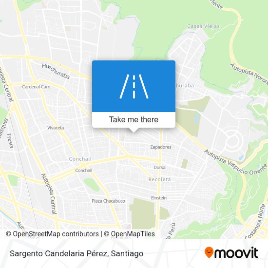 Sargento Candelaria Pérez map