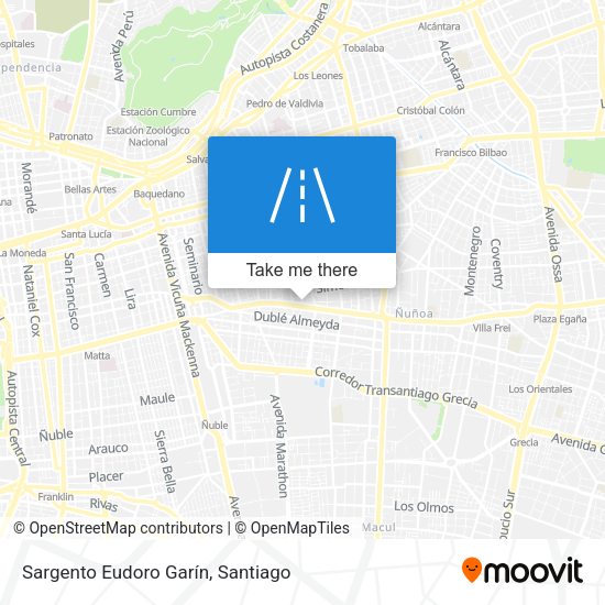 Mapa de Sargento Eudoro Garín