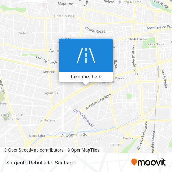 Mapa de Sargento Rebolledo