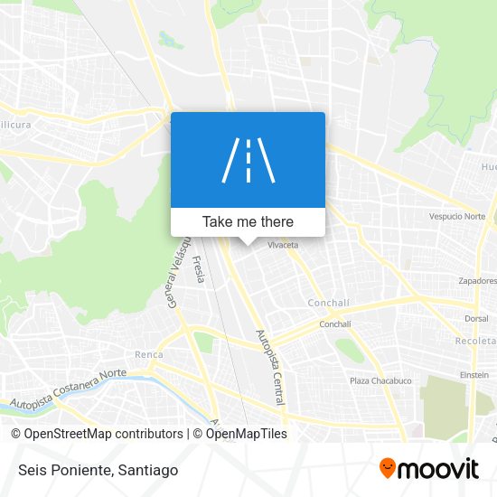 Mapa de Seis Poniente