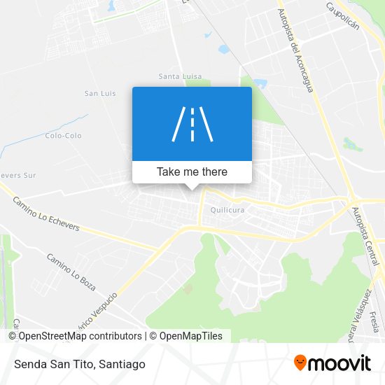 Mapa de Senda San Tito