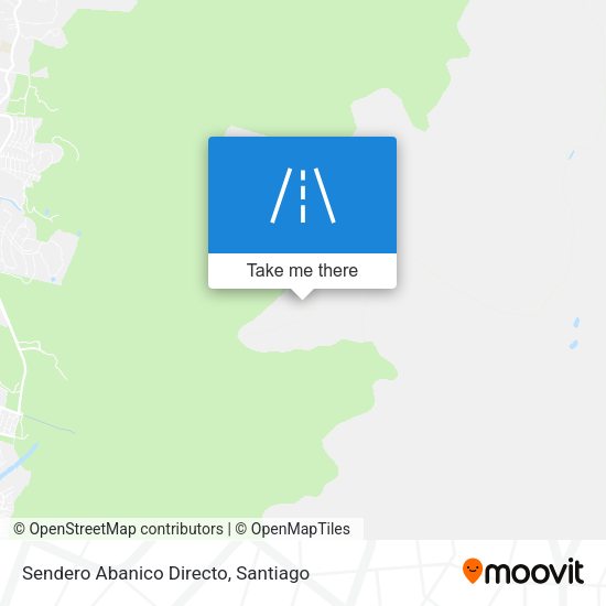 Mapa de Sendero Abanico Directo