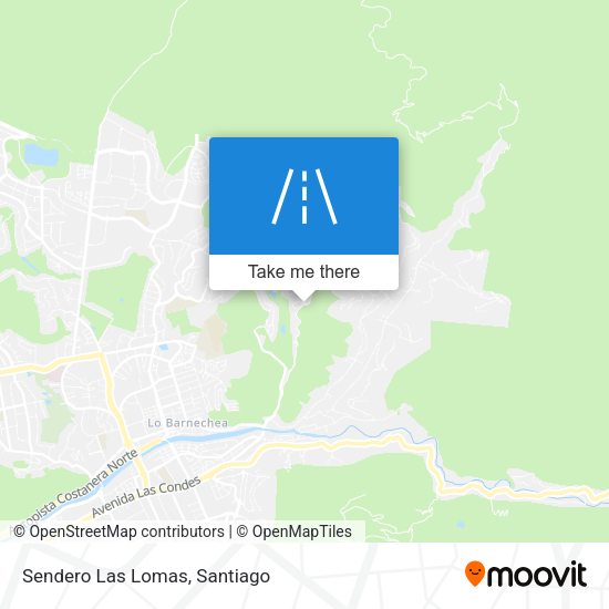 Mapa de Sendero Las Lomas