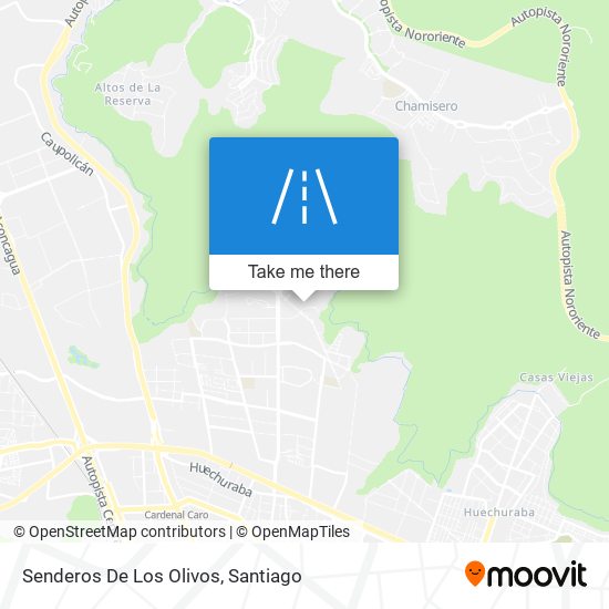 Mapa de Senderos De Los Olivos