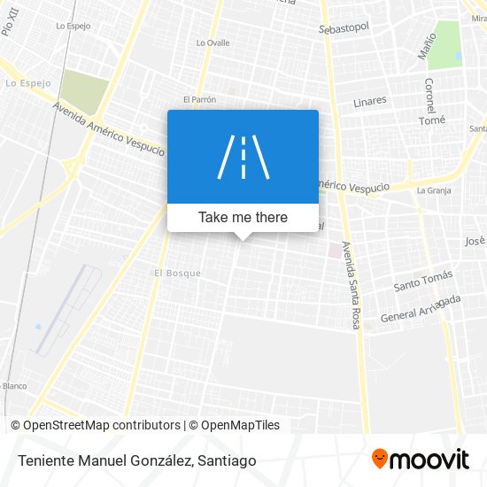 Teniente Manuel González map