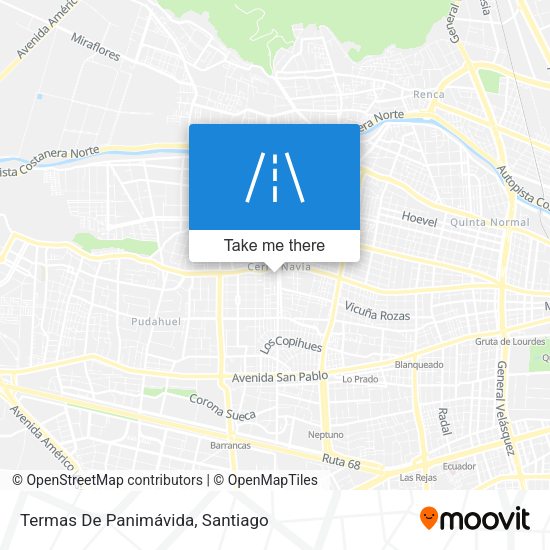 Mapa de Termas De Panimávida