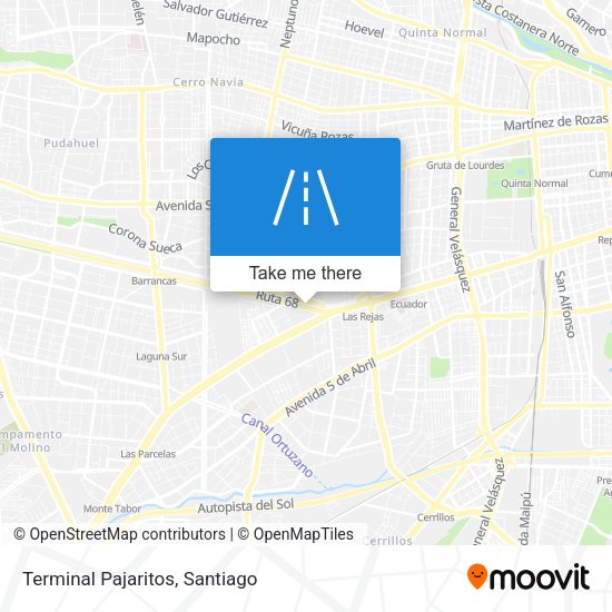 Mapa de Terminal Pajaritos