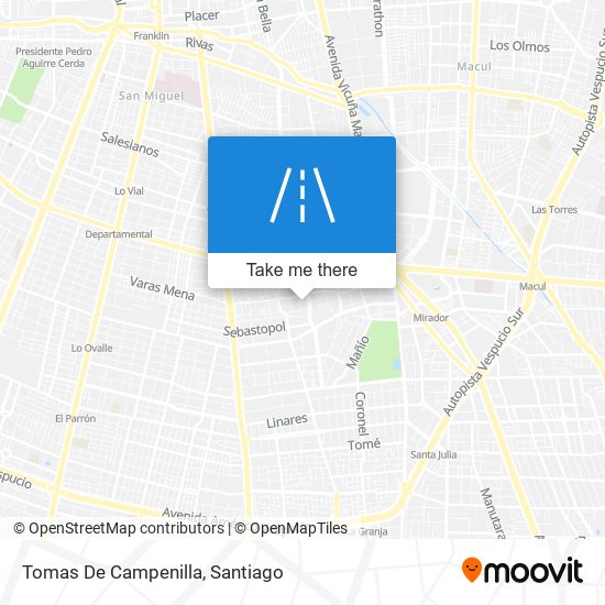 Tomas De Campenilla map