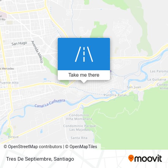 Mapa de Tres De Septiembre