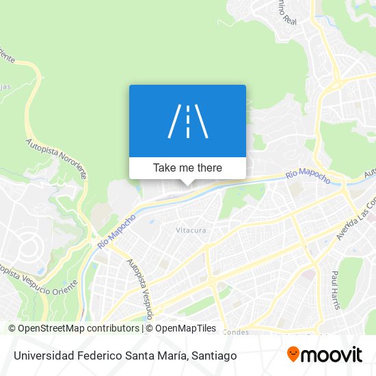 Universidad Federico Santa María map