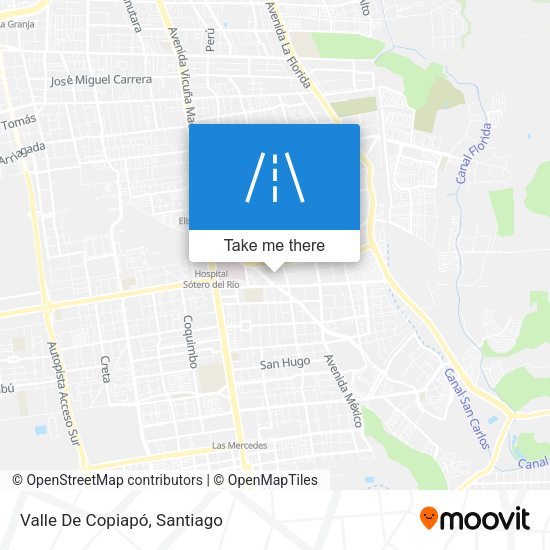 Valle De Copiapó map