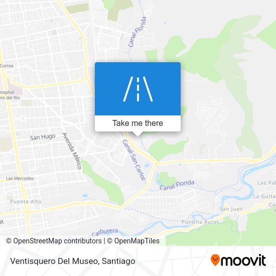 Ventisquero Del Museo map