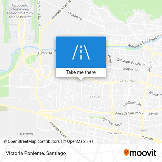 Mapa de Victoria Poniente