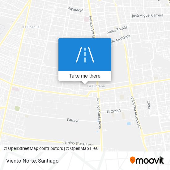 Viento Norte map