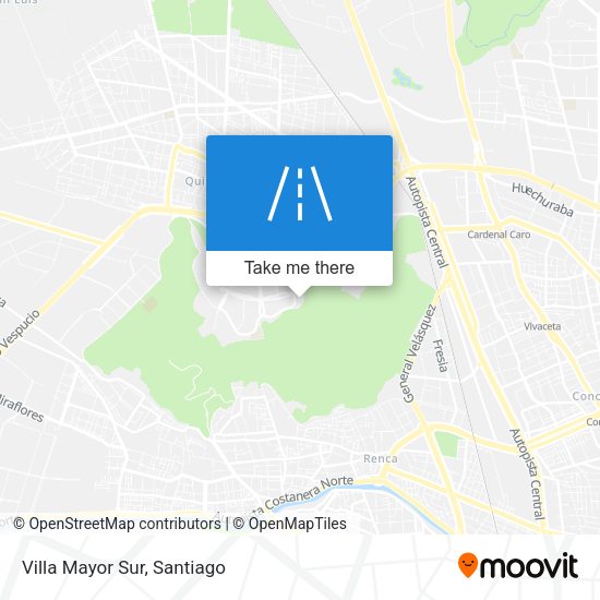 Mapa de Villa Mayor Sur