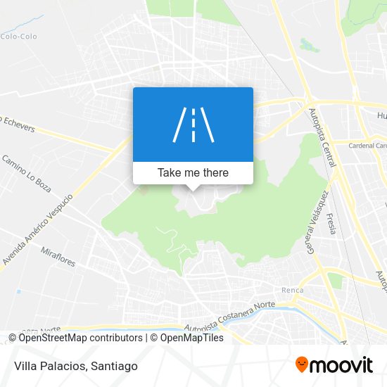 Mapa de Villa Palacios