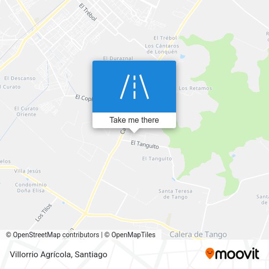 Villorrio Agrícola map