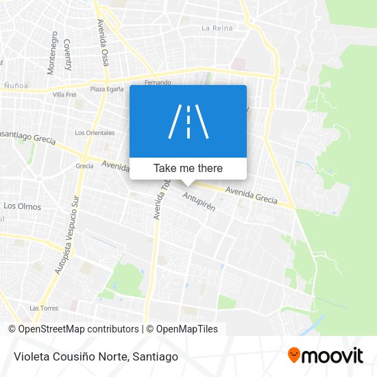 Mapa de Violeta Cousiño Norte