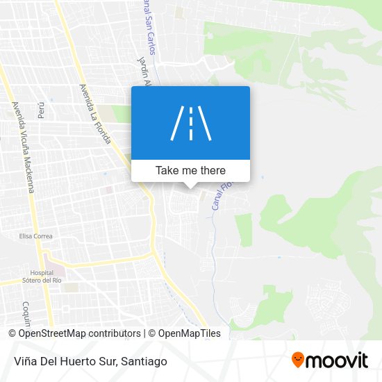 Viña Del Huerto Sur map