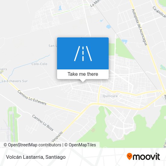Volcán Lastarria map