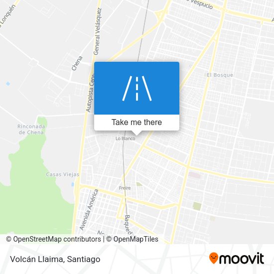Mapa de Volcán Llaima
