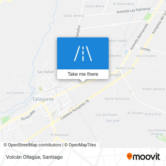Volcán Ollagüe map