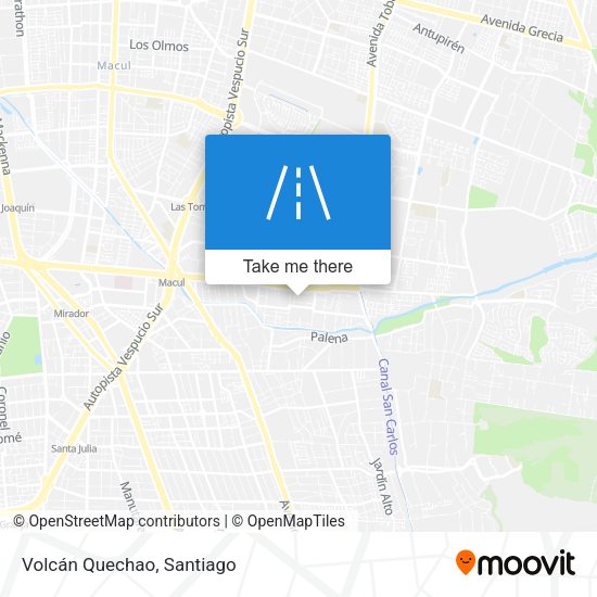 Mapa de Volcán Quechao