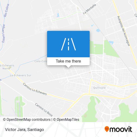 Mapa de Víctor Jara