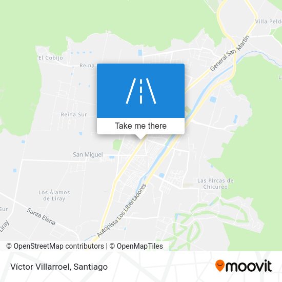 Víctor Villarroel map