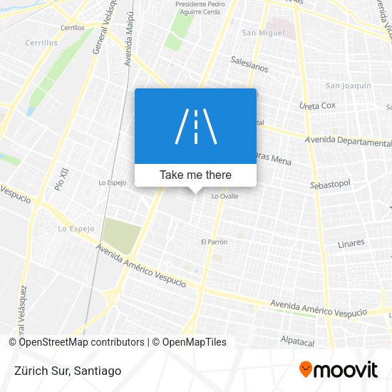 Mapa de Zürich Sur