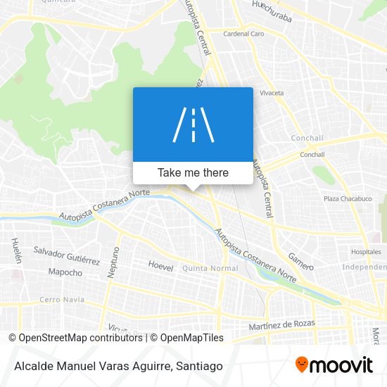 Mapa de Alcalde Manuel Varas Aguirre