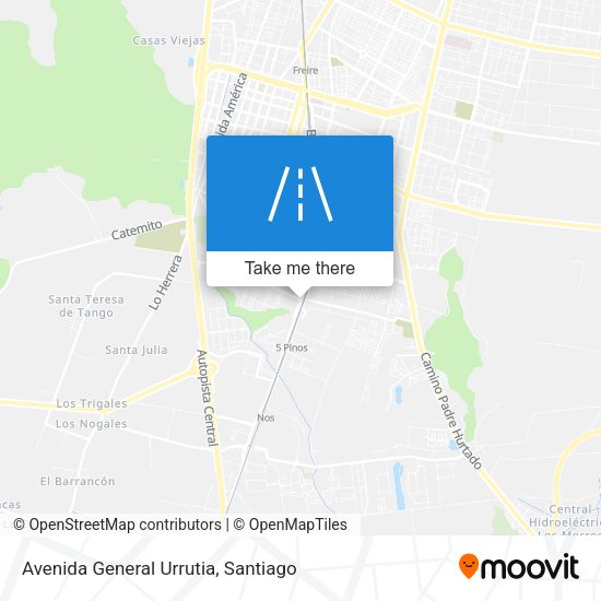 Avenida General Urrutia map