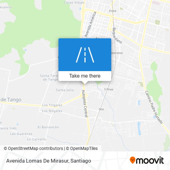 Avenida Lomas De Mirasur map