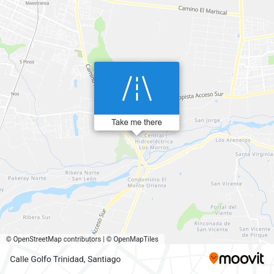Mapa de Calle Golfo Trinidad