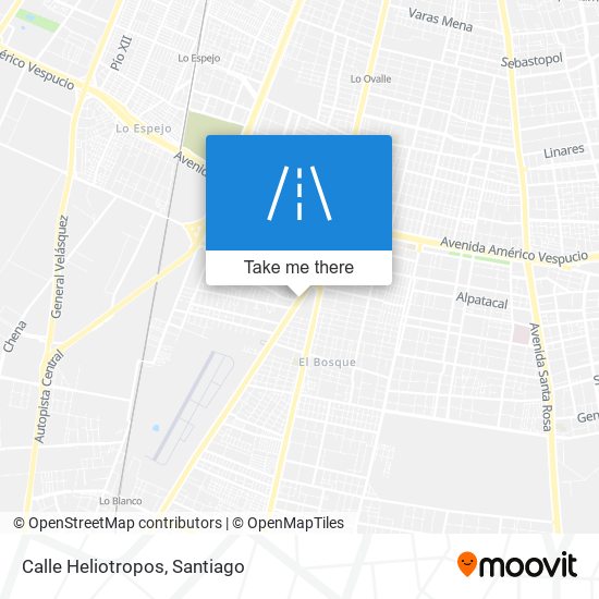 Calle Heliotropos map