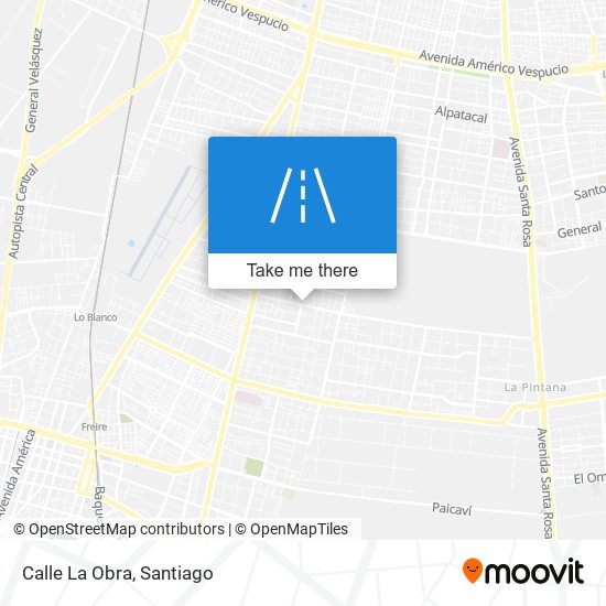 Calle La Obra map