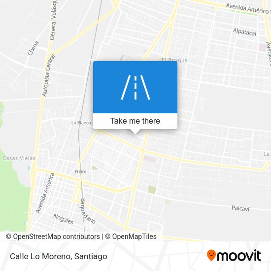 Calle Lo Moreno map