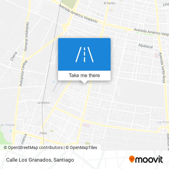 Calle Los Granados map