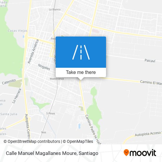 Calle Manuel Magallanes Moure map