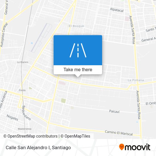 Calle San Alejandro I map