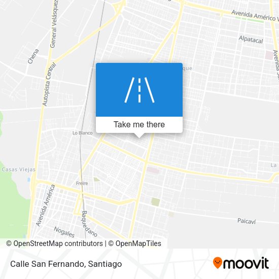 Mapa de Calle San Fernando