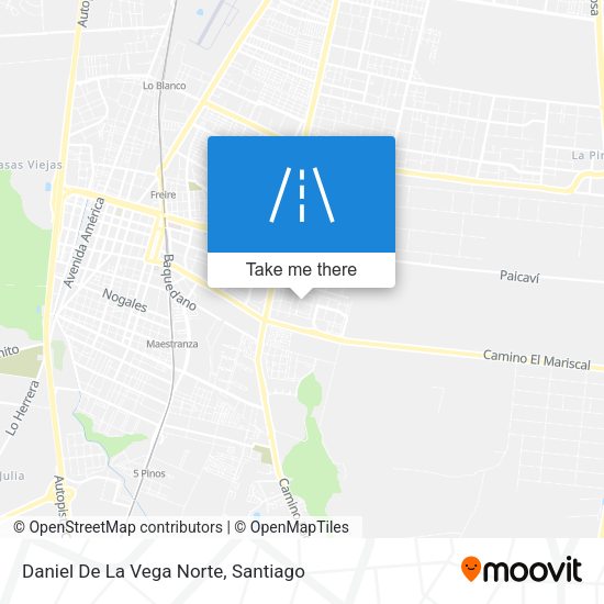 Daniel De La Vega Norte map