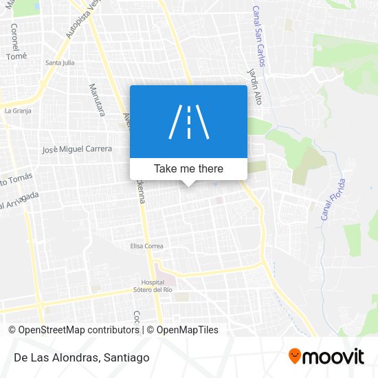 Mapa de De Las Alondras