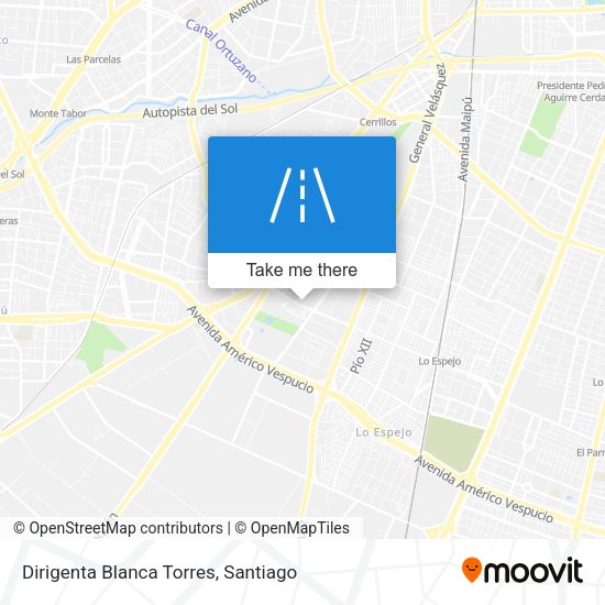 Dirigenta Blanca Torres map
