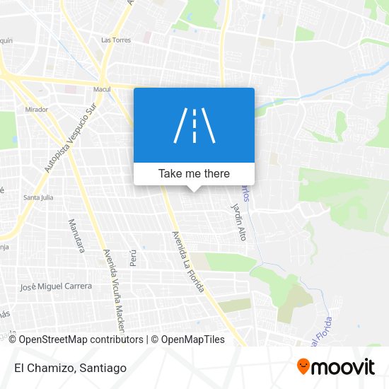 Mapa de El Chamizo