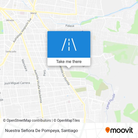 Nuestra Señora De Pompeya map
