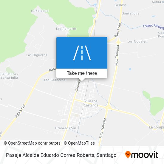 Pasaje Alcalde Eduardo Correa Roberts map