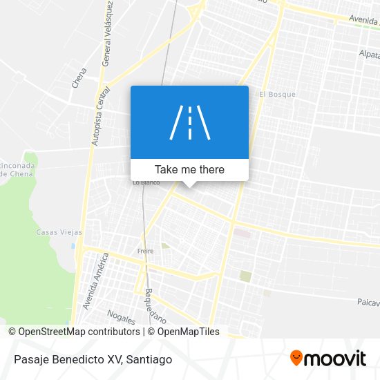 Mapa de Pasaje Benedicto XV